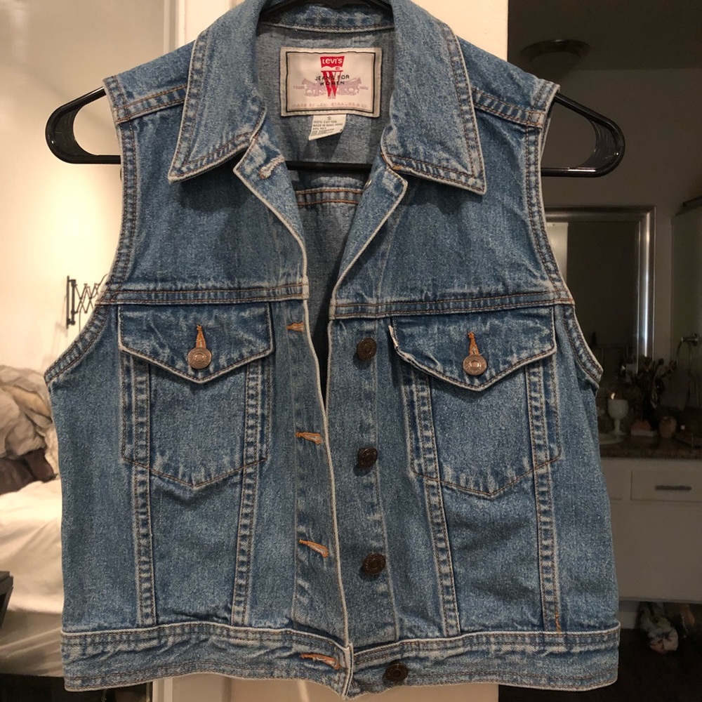 True Vintage 1990s Levi Demin Vest
